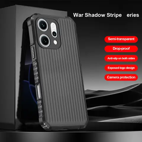 Armor Shockproof Phone Case For OPPO A80 A60 A40 A77 A57 A54 A55 A54S A53S A32 A16 A11 A5 A3 A3X Pro Hard Back Protective Cove