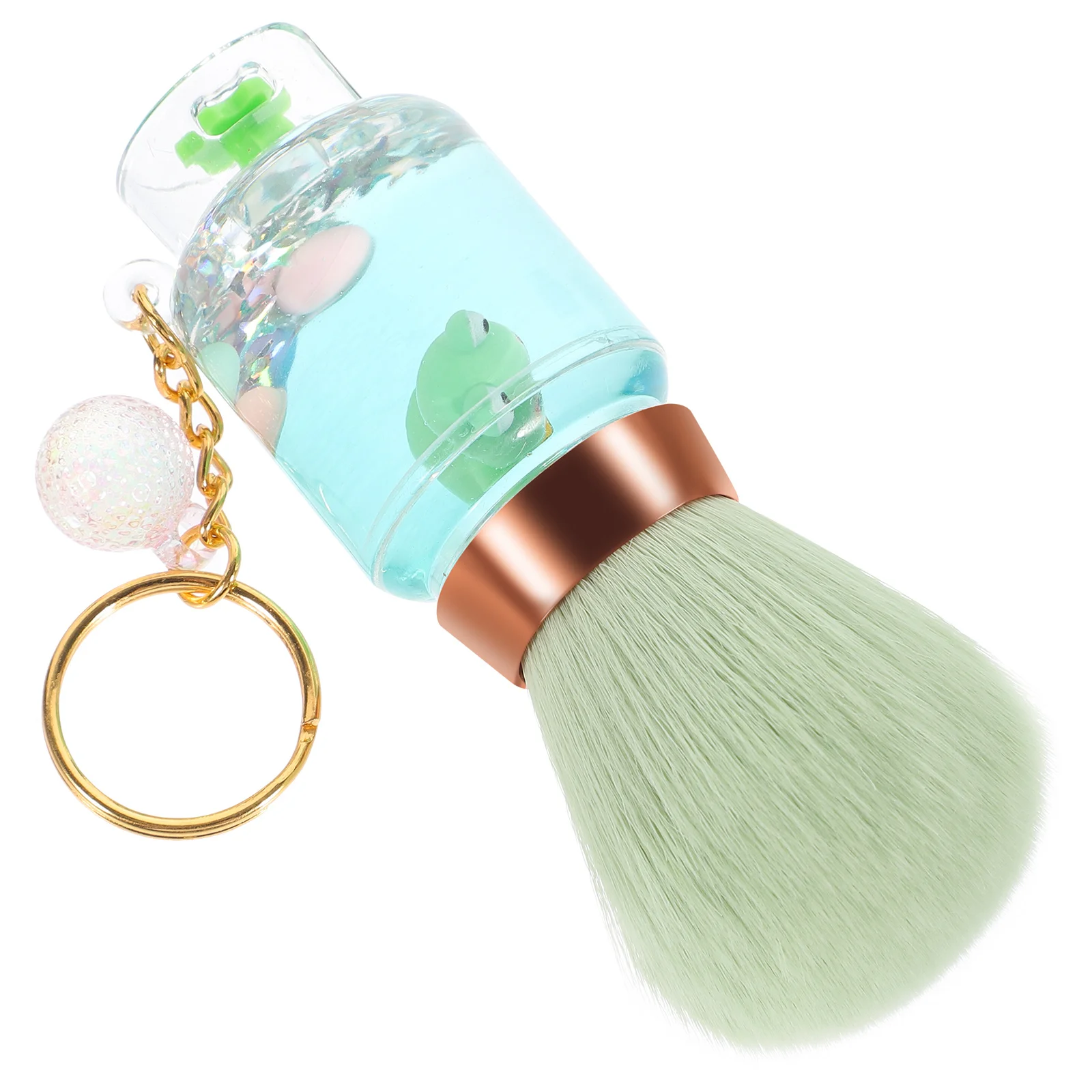 Gasflaschenförmiger Rouge-Make-up-Pinsel, tragbar, weiche Borsten, loser Puderpinsel, Reise-Gesichtswerkzeug, professionelles Make-up-Set