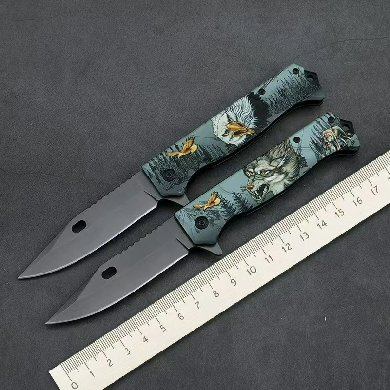 

Cost-effective pocket folding knife alloy aluminum handle utility home daily kitchen cutting outdoor bushcraft tactical knife