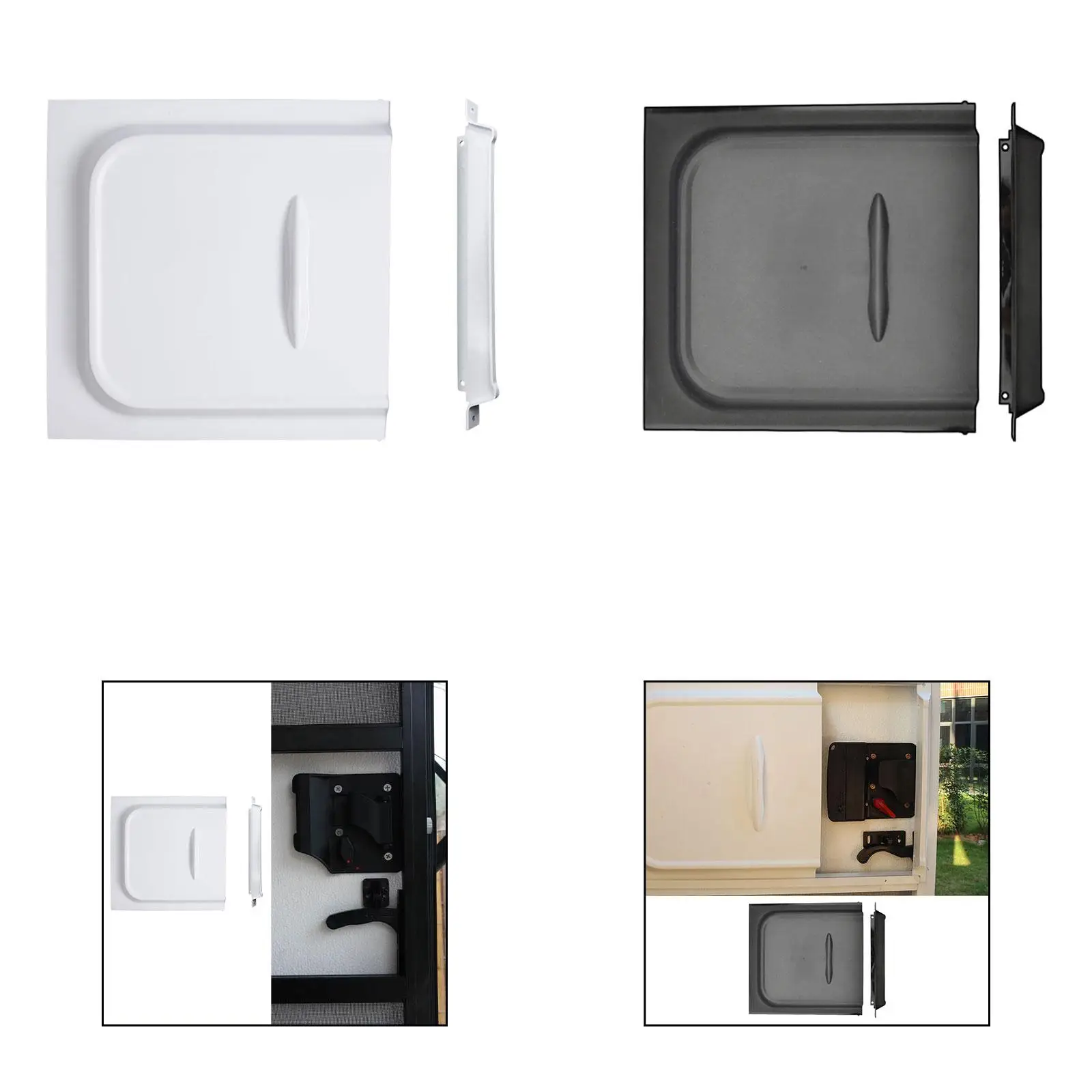 

Панель слайдера двери с экраном автофургона, сменные, удобные для пользователя, профессиональные, прочные 12-дюймовые дверные детали с экраном автофургона для прицепа