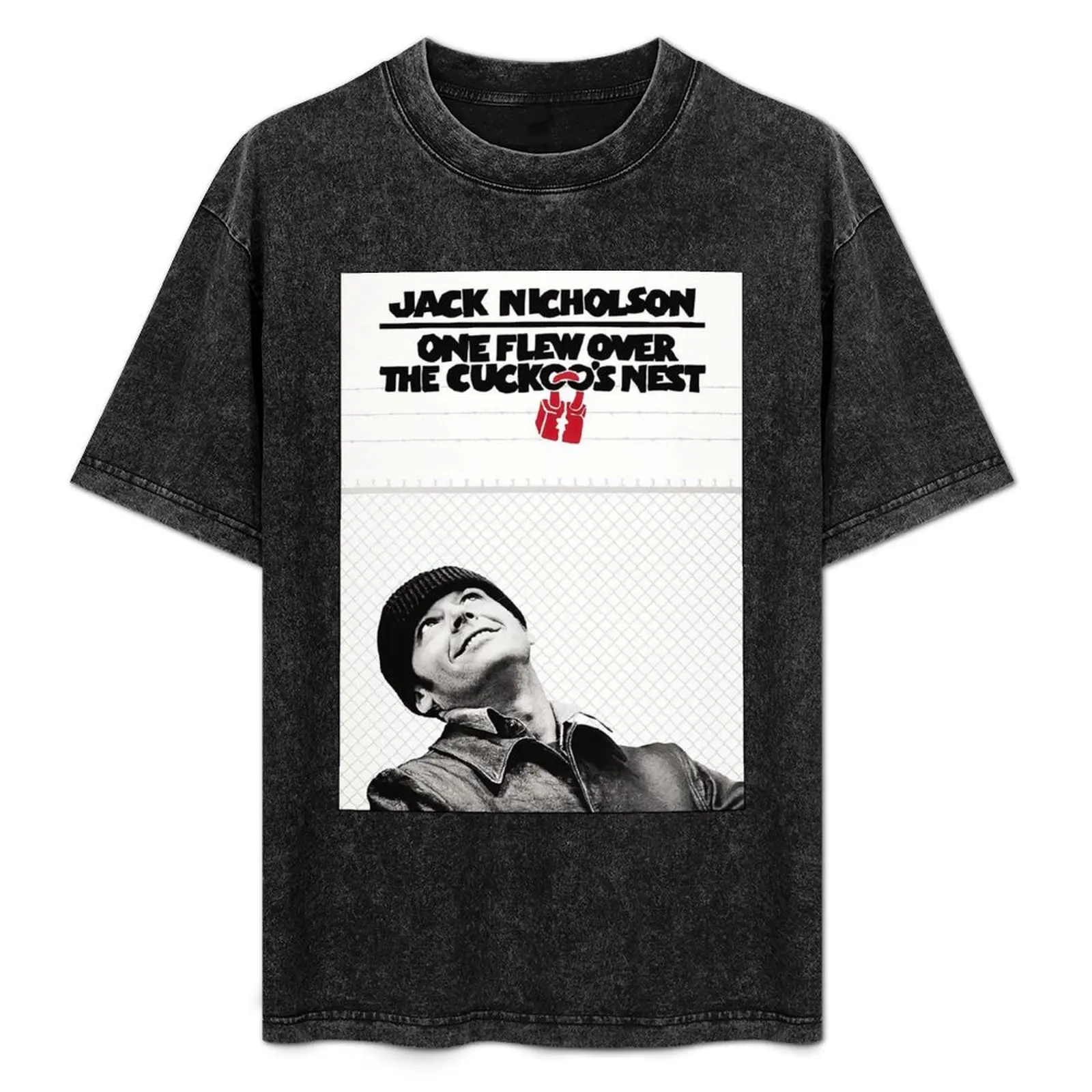 

one flew over the cuckoo's nest T-Shirt Heavy Duty Casual Work Tee