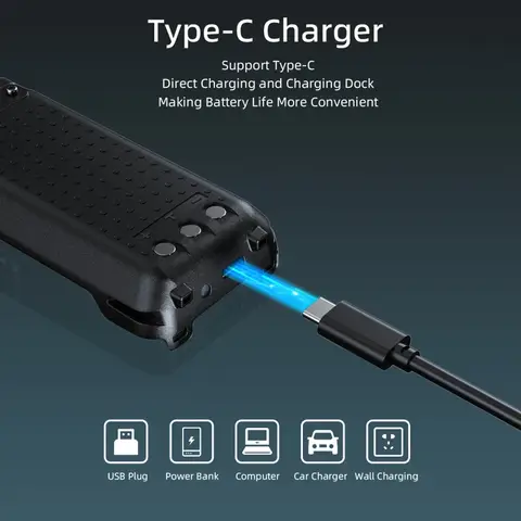 Baofeng UVK5 PLUS UV13 Pro V1 V2 라디오 고용량 배터리 용 1400mAh UV13PRO 워키 토키 배터리 UV-8RP15 UV999 배터리