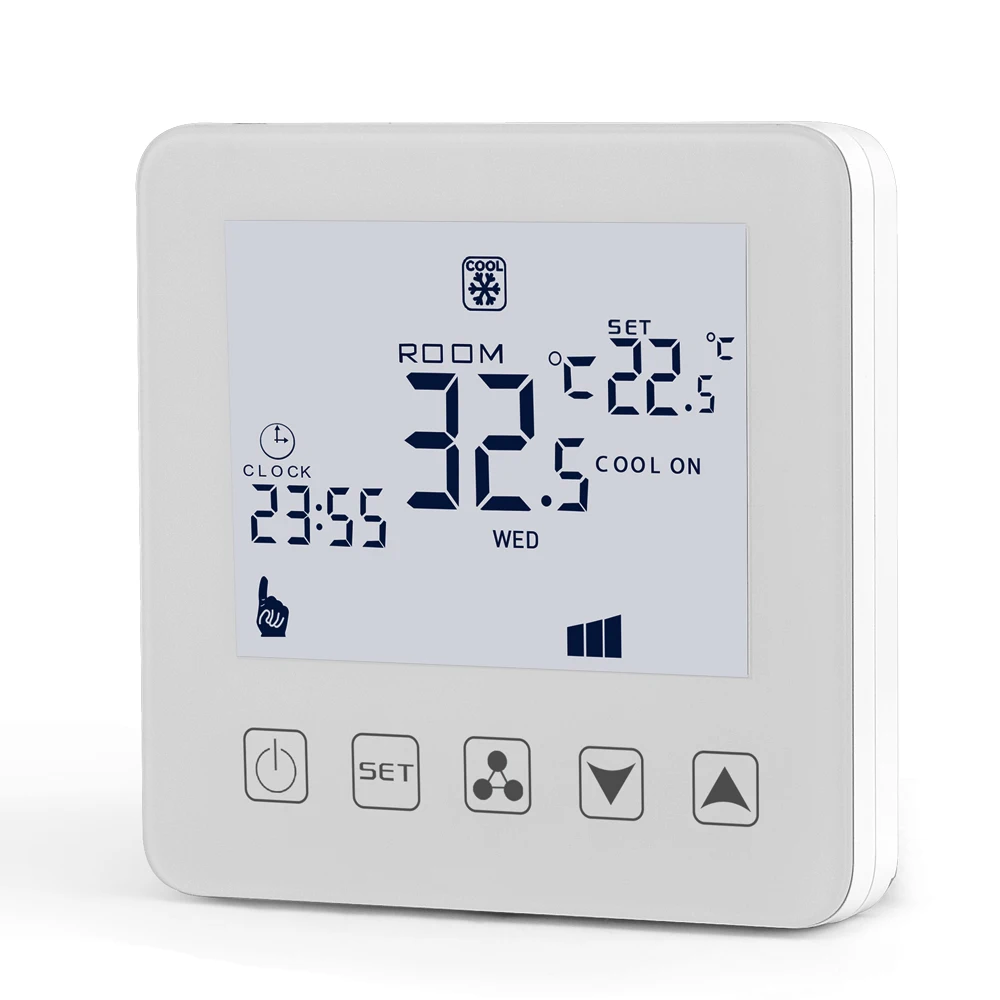 Smart Wifi Home 3 Speed Fan  Center Air Conditioner Remote Control Programmable Fan Coil Units Touch Screen Air Condition