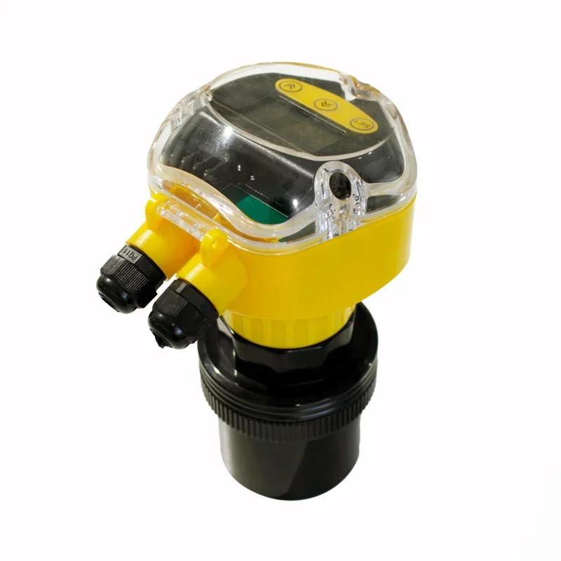 Medidor de nivel ultrasónico integral digital inalámbrico, medidor de nivel ultrasónico de líquido y agua para tanque de combustible