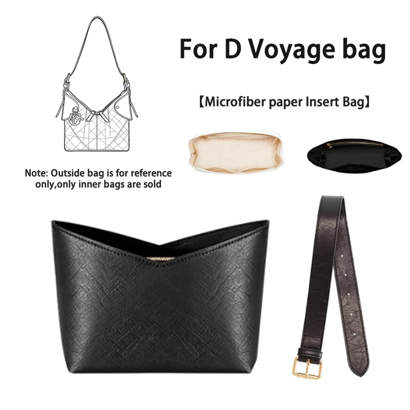 EverToner for D Voyage Shoulder Bag Microfiber Paper Liner Bag with Shape Retention Lightweight Protective