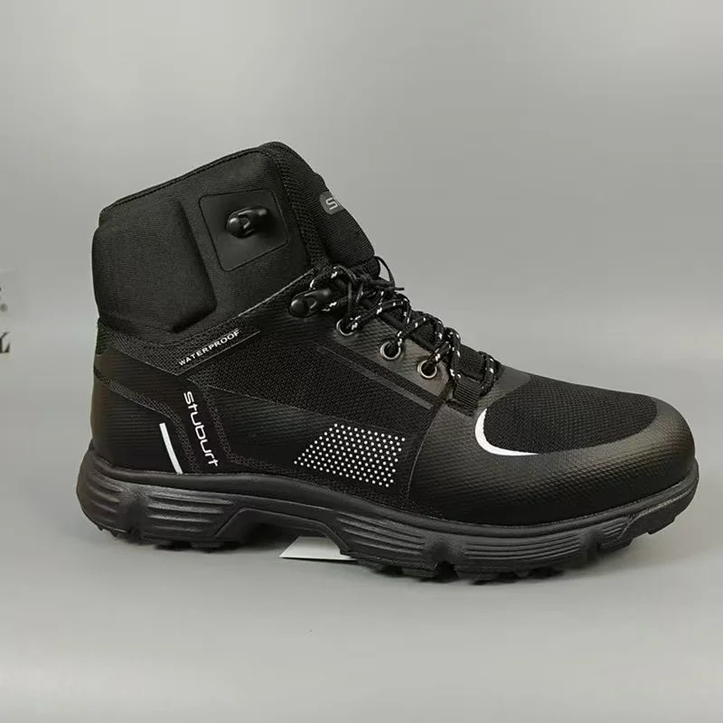 Men's Autumn/Winter Golf Shoes High-Top Waterproof Walking Shoes Comfortable, Versatile, Stylish and Durable Sports Shoes