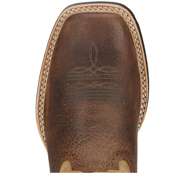 Retro-Stickerei Western-Stiefel für Herren, Schwarz-Braun, Cowboy-Piratenstiefel, Handgefertigt, Unisex, Elegante Reit- und Outdoor-Schuhe – Detail 7