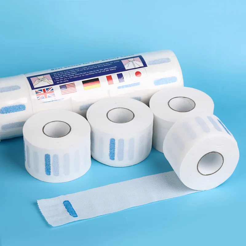 

1/5pcs Professional Neck Paper White Salon Barber Hair Dresser Roll Cutting Dressing Hairdressing Collar Accessory Necks