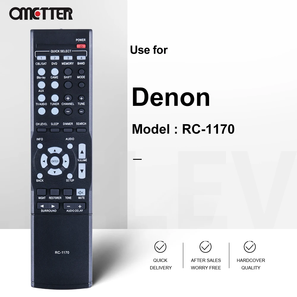 RC-1196 RC1196 RC-1170 for Denon Parts AV Receiver Remote Control AVR-X510BT AVR-X520BT AVR-S500BT AVR-S510BT