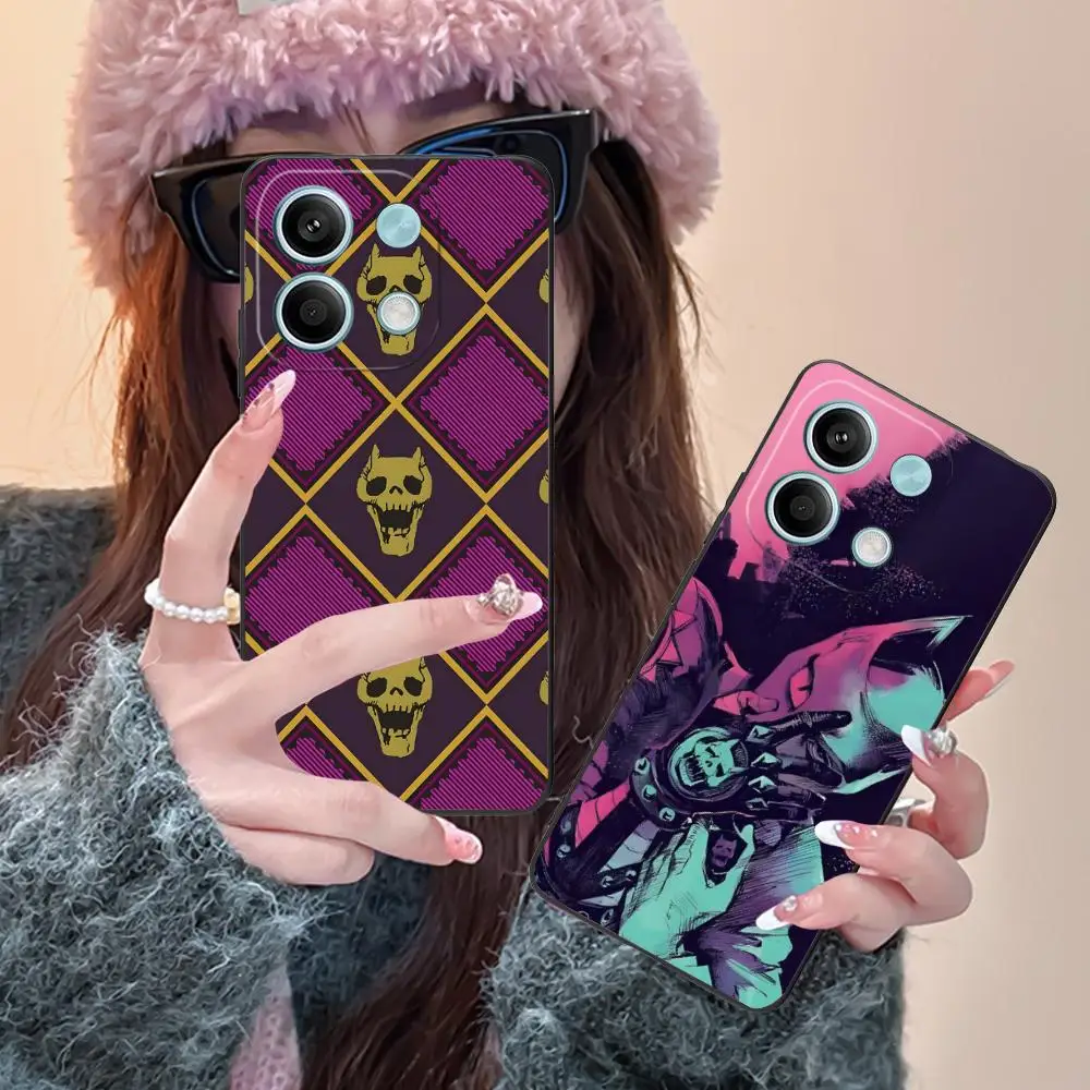 

Чехол для телефона с изображением аниме JOJO Killer Queen для POCO F7 F6 F5 F4 F3 F2 Pro GT C75 C71 C65 C61 C40 Pro Ultra, чехол с ярким принтом