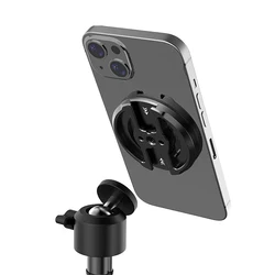 Magnetic Phone Holder for Magsafe to 1/4'' Arri Holes Tripod Mount Adapter for iPhone ForSamsung Huawei ForXiaomi Smartphone