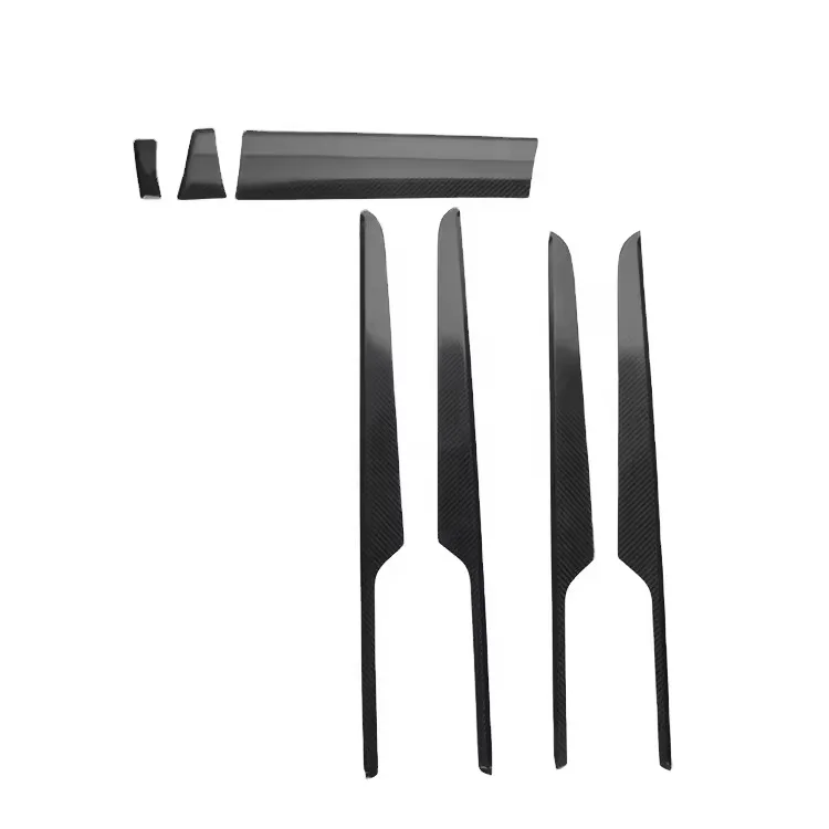 

Детали салона автомобиля из сухого углеродного волокна, 7 шт. для Porsche Macan 2014-2017, комплекты салона автомобиля, отделка