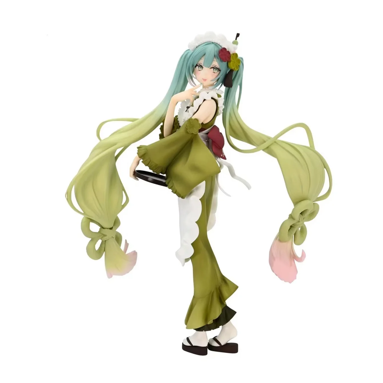 Anime Hatsune Miku Sammelfigur im japanischen Dienstmädchen-Kostüm, Tischdekoration für Hobbyliebhaber als Geschenk.