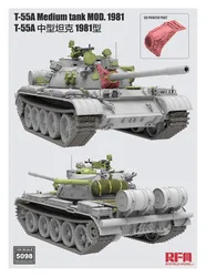 [Rye Field Model] Ryefield Model RFM RM-5098 1/35 T-55A Medium Tank Mod.1981 (Plastic Model Kit)