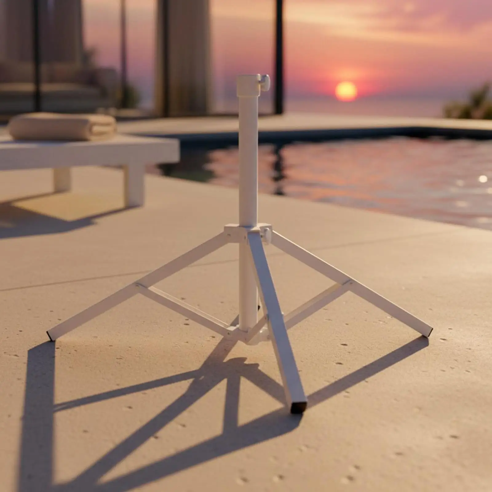 Beach Umbrella Stand Base Umbrella Base Holder Multipurpose Heavy Duty Parasol Support for Summer Beach Lawn Fishing Patio