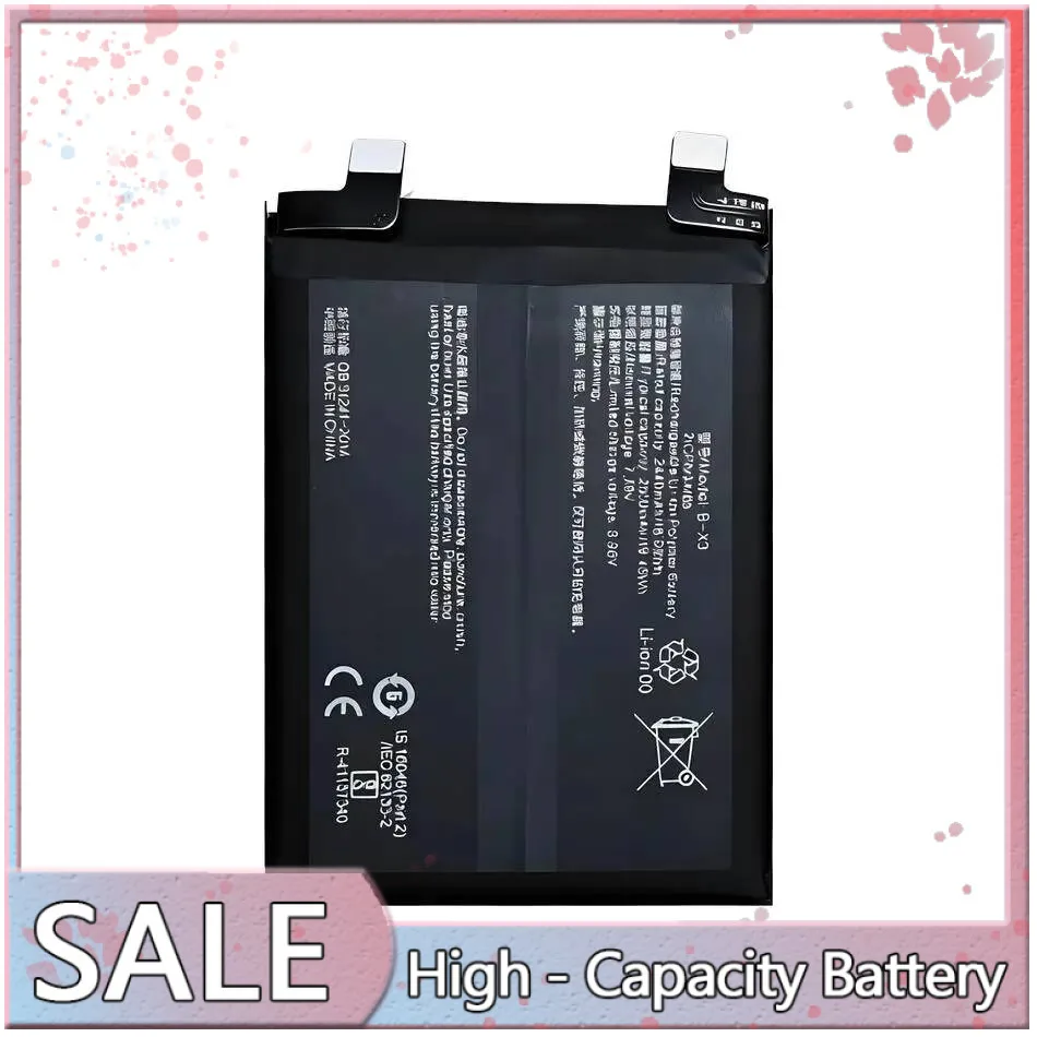 

Long-Lasting Performance High-Capacity For Vivo Iqoo 11 Mobile Phone Battery B-X3 2500Mah