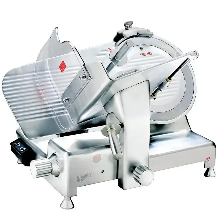 For HUALING HOT SELLING Semi-automatic Anodized Aluminum Alloy Meat Slicer HBS-350L