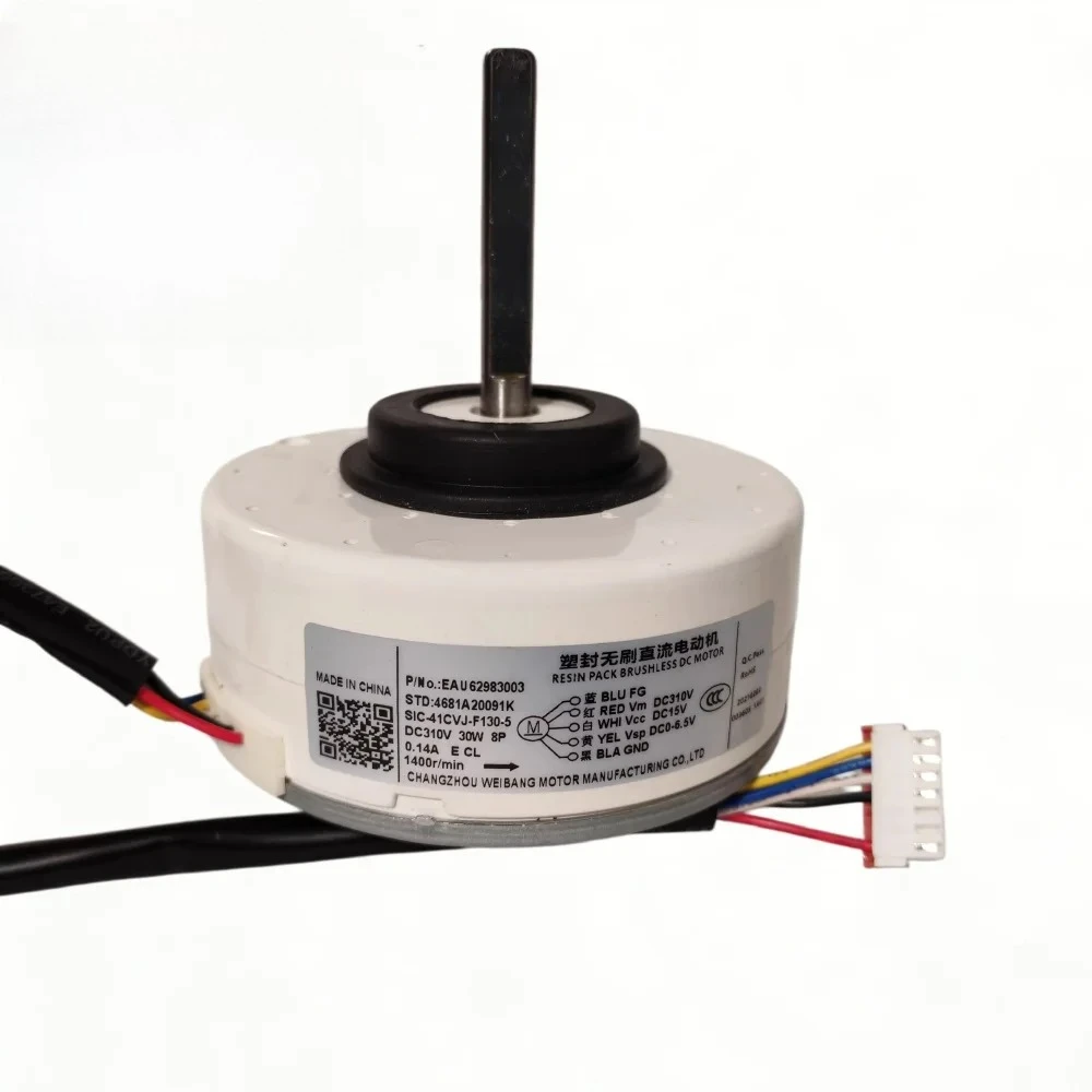 New EAU62983003 SIC-41CVJ-F130-5 4681A20091K DC Motor for Air Conditioner Part High-Quality Replacement Air Conditioning Motor