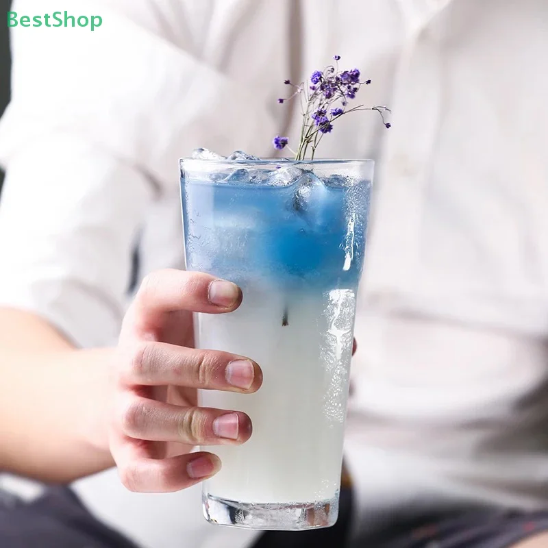 290/380/560ml Acrylic Beer Cups Transparent Anti-drop Octagonal Cup Bar KTV Commercial Water Cups Drink Cup Reusable