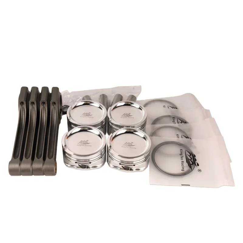 2025/customize 4340 forged steel performance con rod forged 4032 aluminum piston set 4 cylinder engine parts