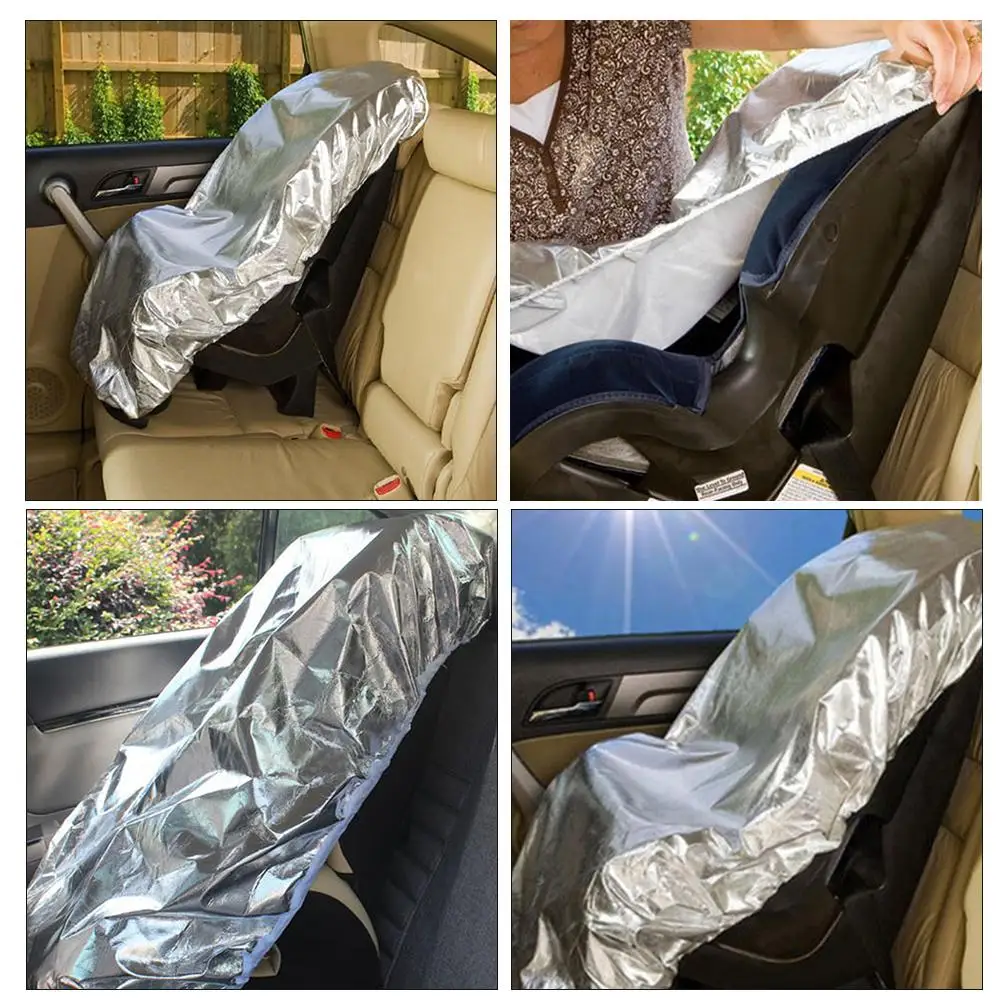 Child Car Safety Seat Sunshade Dust Cover Sunscreen To Insulated Cool To Easy Clean Seat Keep Carry Cover Blocks Easy UV H3A3