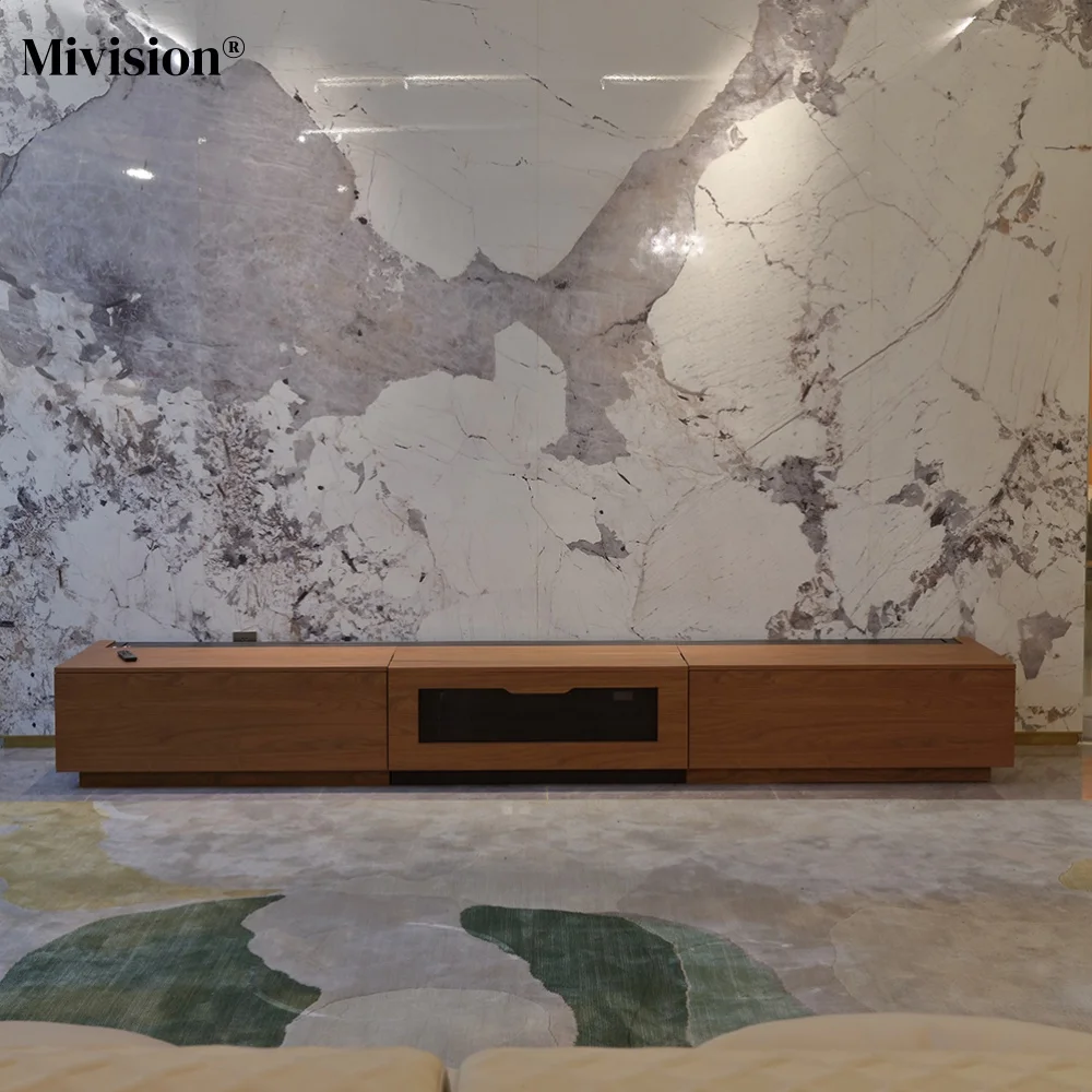 ALR Floor Rising Screen with Laser TV Cabinet for Ultra Short Throw Projector(UST ALR Screen+ Smart Cabinet) view 3