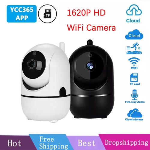 Imagen 1 del producto Cámara IP YCC365 Plus Smart Home 1620P HD cámara de seguridad red de seguimiento automático vigilancia inalámbrica visión nocturna WiFi cámara