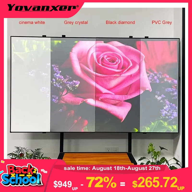 

Черный Алмазный ALR проектор, экран окружающей среды, фотография, отклонение фиксированной рамки, 1 см рамка для проектора, 3D проекция 4K