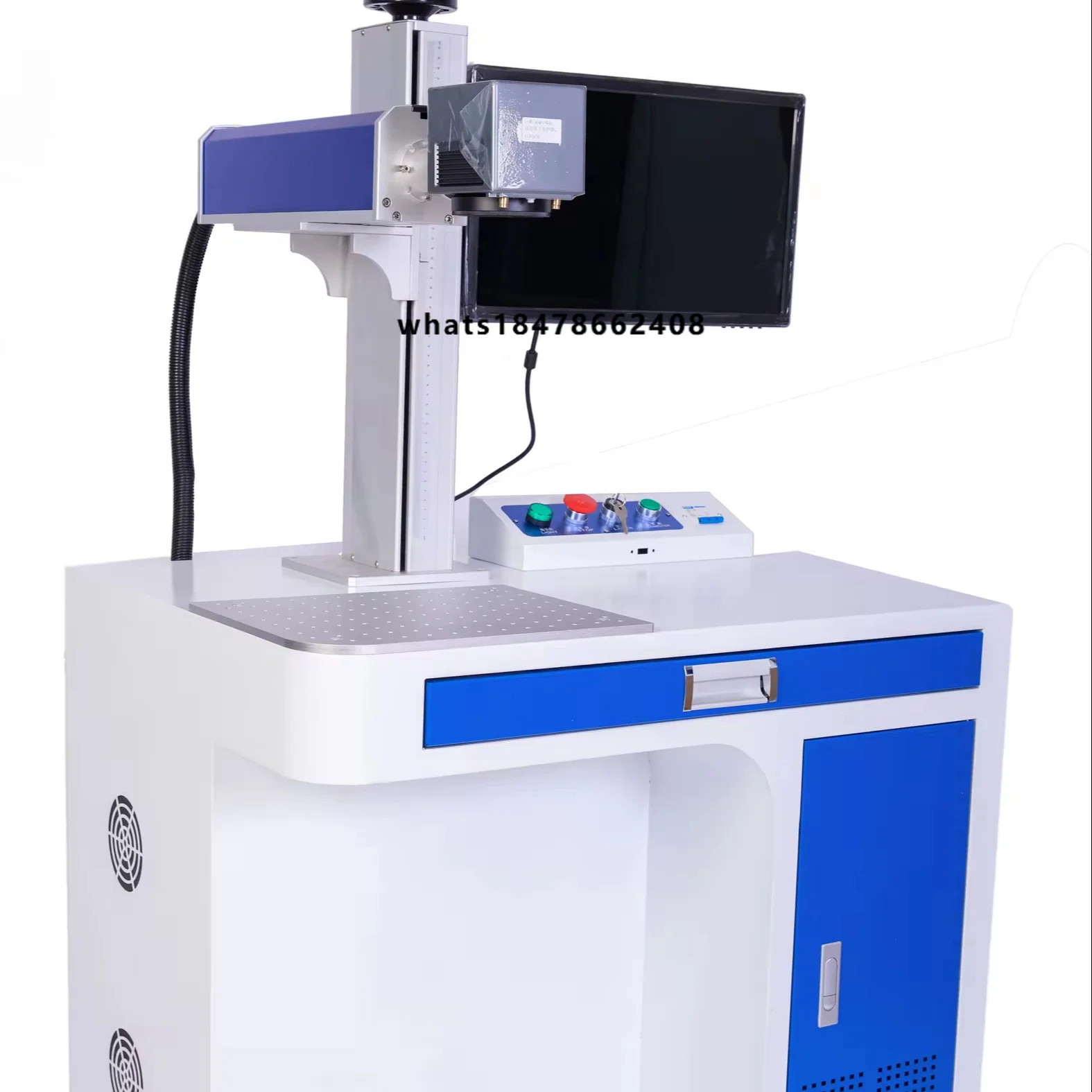 20W 30W 50W Fiber Marking Machine Portable Desktop Optic  for Precision Engraving Supports AI Graphic Format