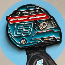 George Russell 2022 Blue  Helmet enamel pin