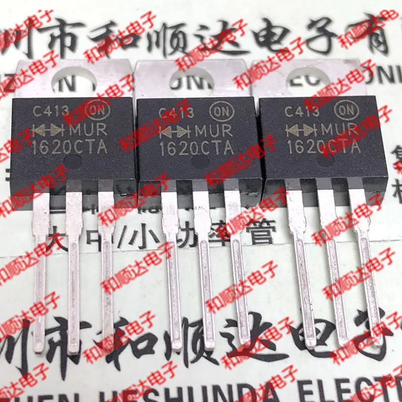 10pcs/lot MUR1620CTA New Spot TO-220 16V 200A