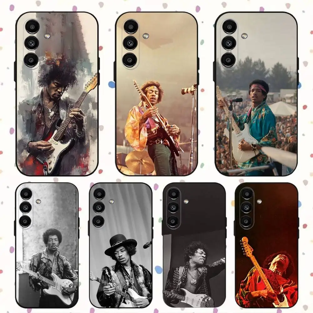 

Guitarist J-Jimi H-HendrixS Phone Case For Samsung S24,S21,S22,S23,S30,Ultra,S20,Plus,Fe,Lite,Note,10,9,5G Black Soft Cover