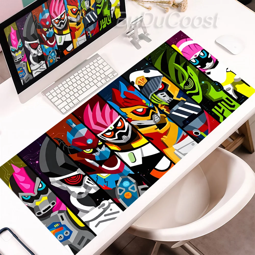 Rutschfestes Kamen Rider Mauspad Cartoon Lockedge Großes Gaming-Pad Computer Gamer Tastatur-Mausmatte Schreibtisch-Mauspad PC-Schreibtischunterlage