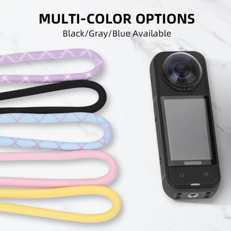 Reinforced Camera Wrist Strap Shockproof Nonslip Design Comfortable For Travel Vlog And Adventure Recording F19E