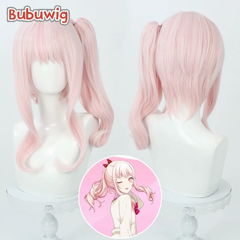 

Bubuwig Synthetic Hair Akiyama Mizuki Cosplay Wigs Project Sekai: Colorful Stage feat. 50cm Pink Ponytail Wig Heat Resistant