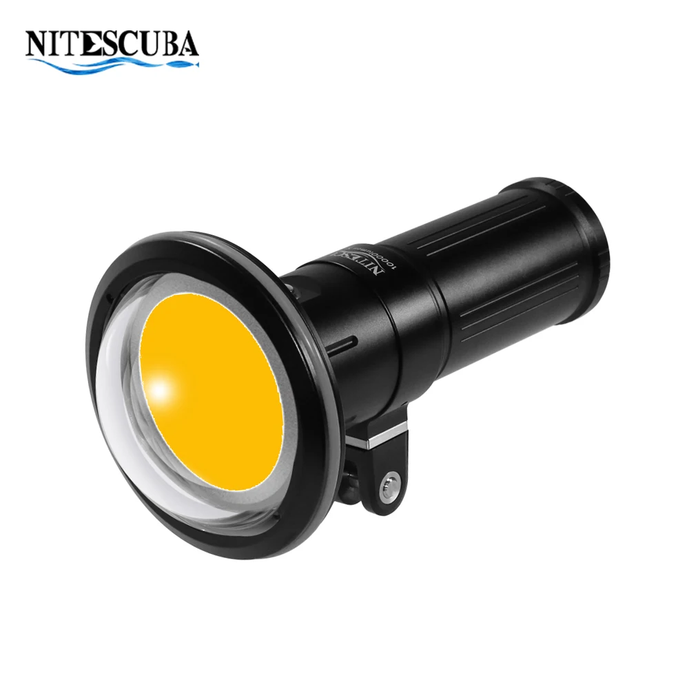 Nitescuba NSV10k COB Led Diving Light 10000 Lumen With Strobe 100m waterproof Super Wide Angle High brightness lighting