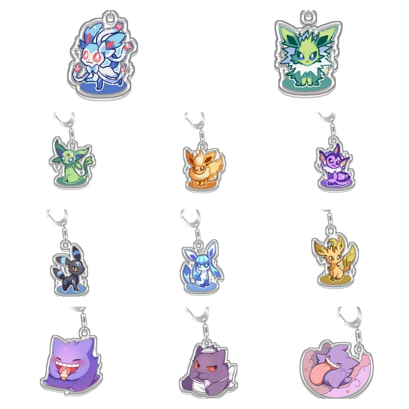 chaveiro-de-acrilico-para-pokemon-sylveon-jolteon-eeveelutions-gengar-colecao-diy-de-anime-e-desenhos-animados-brinquedo-e-presente-de-aniversario-para-amigos
