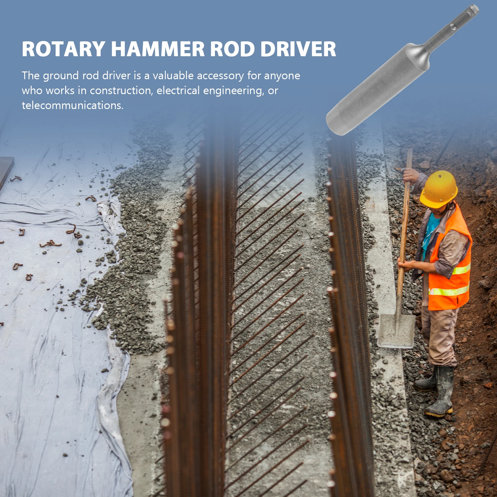 

Supply 5 Stainless Tool Sturdy Drill Replacement Rod Stainless Steel Hammer Drills Supply Driver Rotary Hammer Rod \