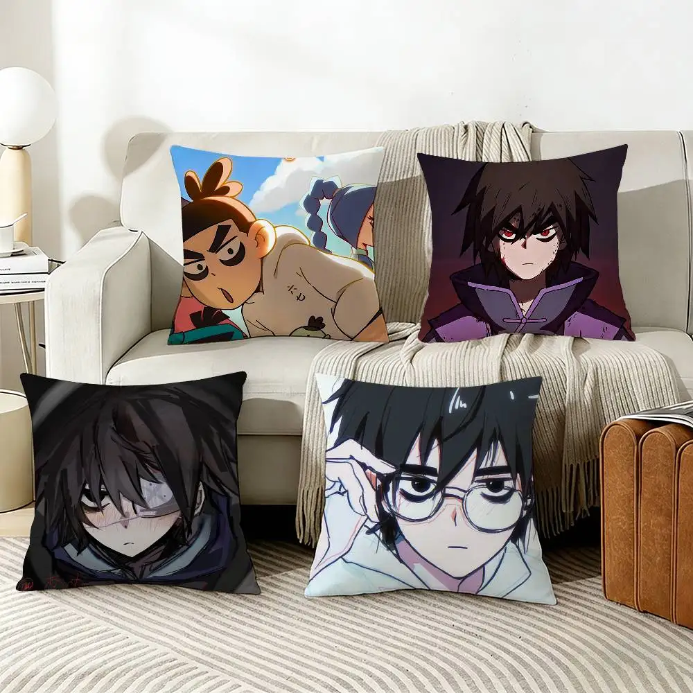 

S-Scissor S-Seven Anime Various Sizes Square Pillow Case For Car Home Bedchamber Decor