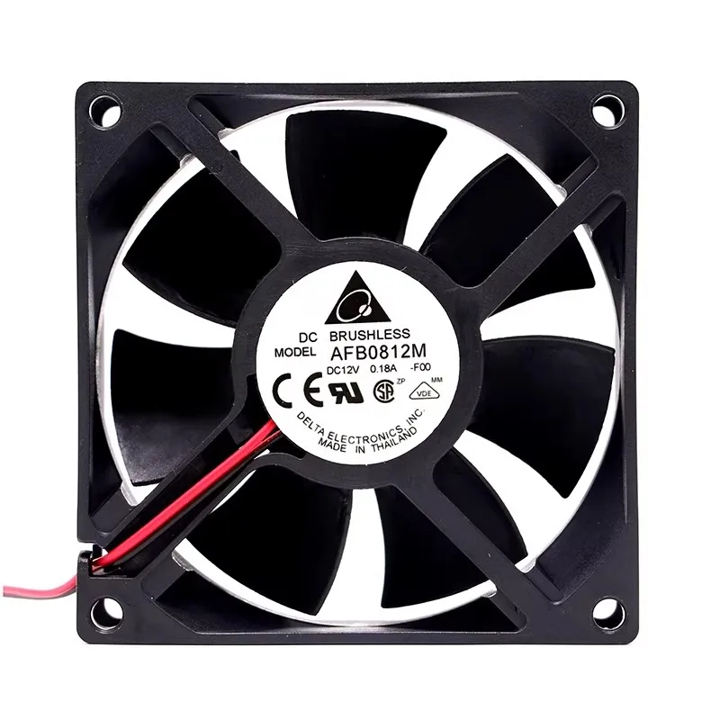 New Cooler Fan for Delta AFB0812M 8025 12V 0.18A 8cm Double Ball Cooling Fan 80 * 80 * 25MM