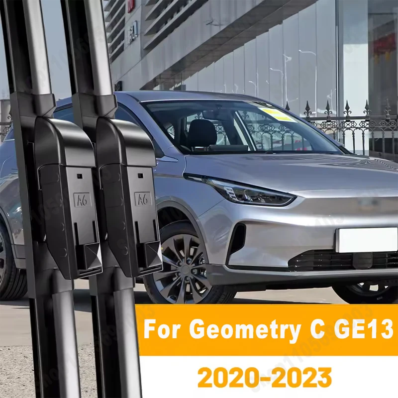 For Geely Geometry C GE13 Front Wiper Blades 2020-2023 2021 2022 Windscreen Windshield Window Brushes Accessories 24"+17"
