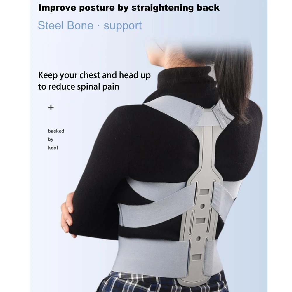 Invisible Chest Posture Corrector Scoliosis Back Brace Spine Belt Shoulder Therapy Support Poor Posture Correction Belt