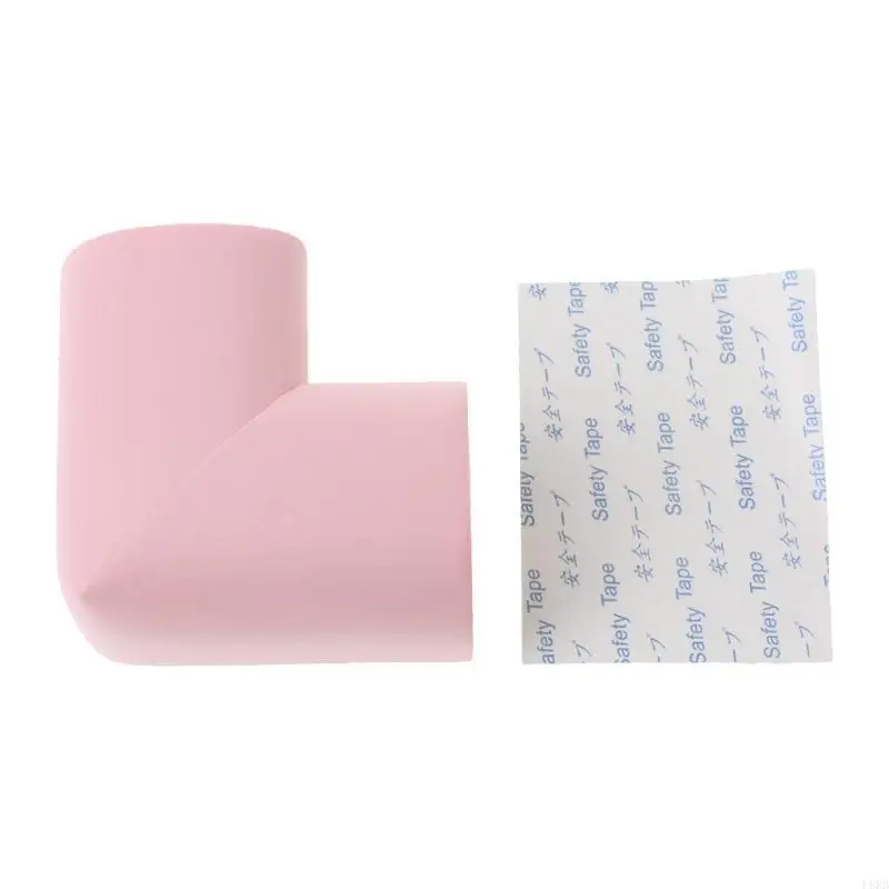 طاولة مطاطية لحماية الأطفال في زوايا المكتب لحماية الأطفال على شكل حرف L ناعمة L8RB