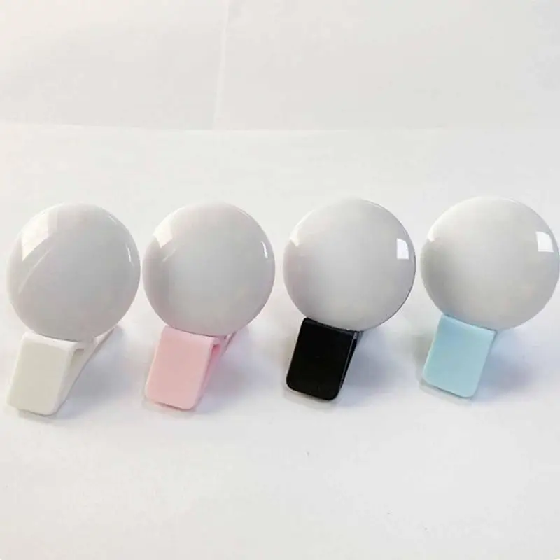 Selfie Ring Light For Phone USB Rechargeable Selfie Fill Light Portable Mini Ring Light Multipurpose Portable Phone Selfie Light