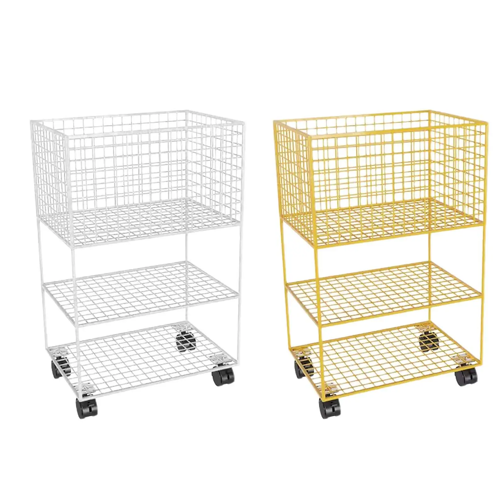 

Yoga Mat Storage Rack Metal Cart for Foam Roller Yoga Block Resistance Bands