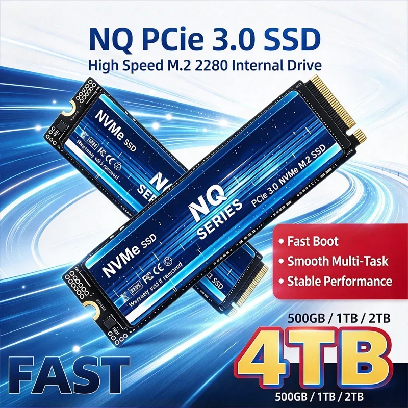 Original New M.2 NVMe PCIe 3.0 SSD High Speed 500GB 1TB 2TB 4TB Internal Drive Storage Upgrade For  Laptop Desktop PC
