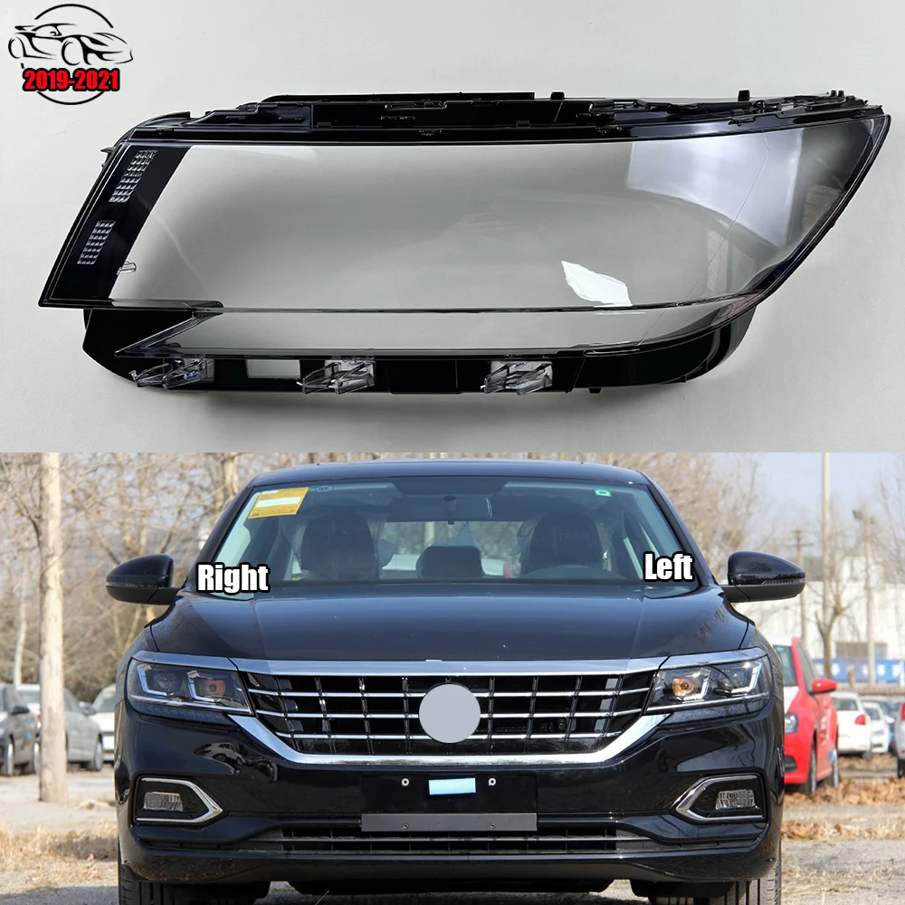 

For Volkswagen VW Passat 2019-2021halogen Kap Lampu Transparan Penutup Lampu Depan Penutup Lampu Depan Kerangka Lensa Plexiglass