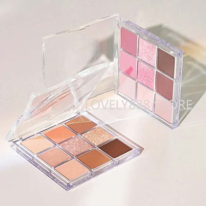 Korea Fwee 9-color Eyeshadow Palette Daily Makeup Matte Pearlscent Shimmer Delicating Long-lasting Waterproof Makeup Cosmetics