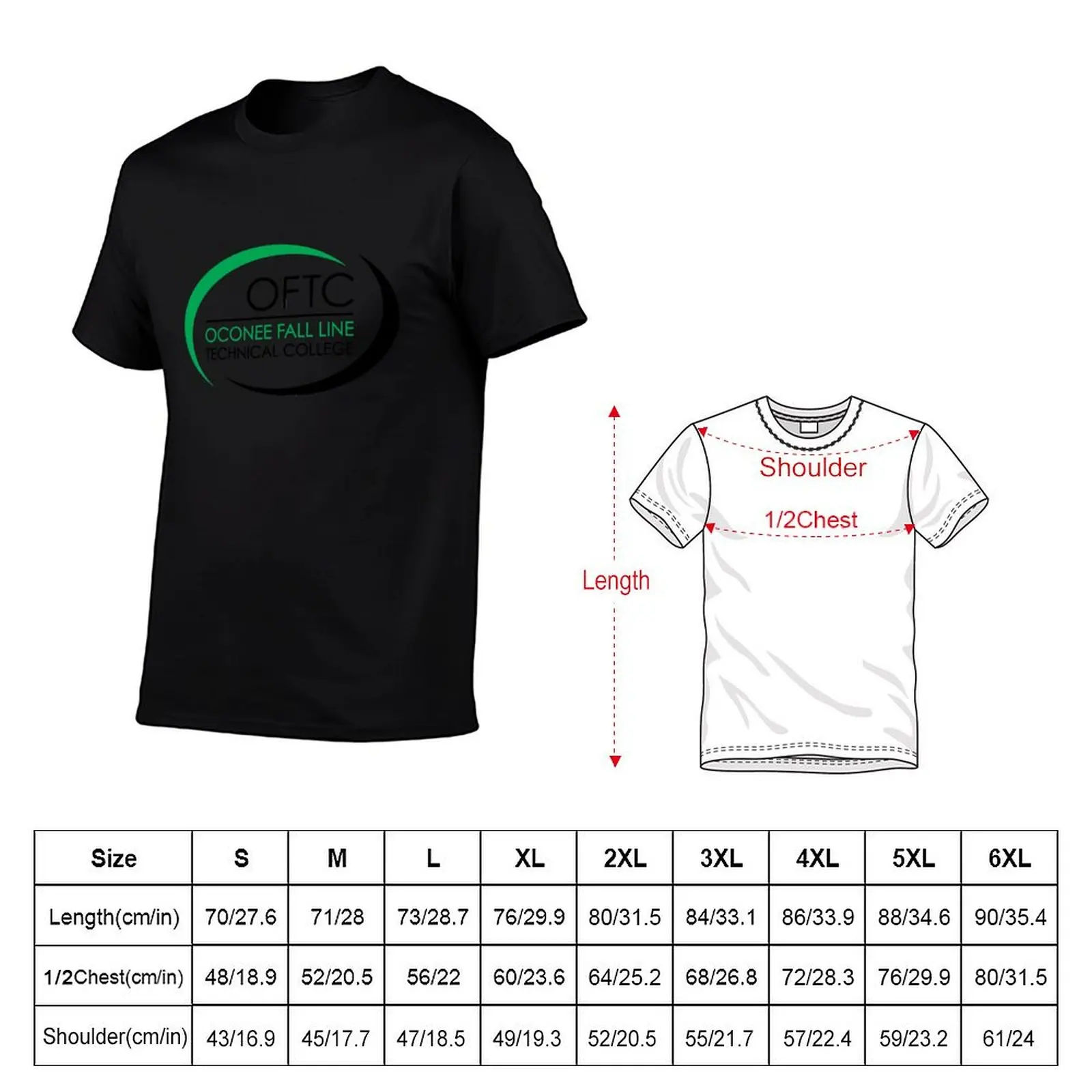 OFTC(Oconee Fall Line Technical )College Logo1 T-Shirt Fashion Simple Casual Tee Shirt