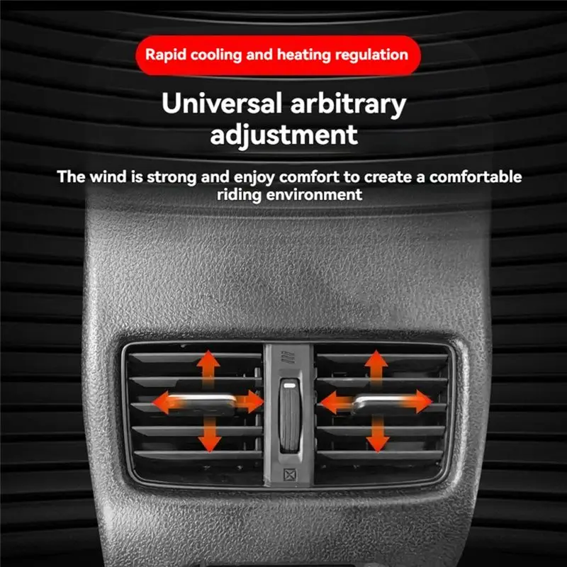 Reliable-For Toyota RAV4 2013-2018 Rear Air Conditioning Outlet Armrest Box Interior Air Vent